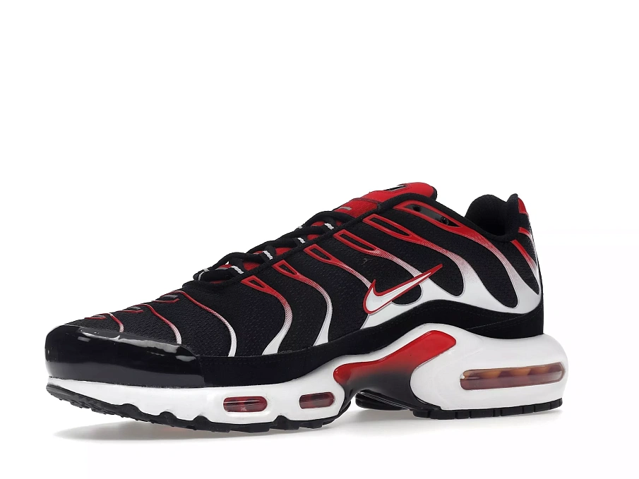 Фото № 4 с приближением к товару «‎Nike Air Max Plus Black White University Red (2022)»