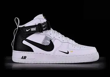 Nike Air Force 1 Mid 07 LV8 Utility Skate shoes White Black - 1