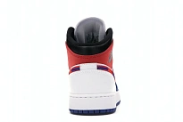 Фото № 4 с приближением к товару «‎Jordan 1 Mid Rush Blue University Red »