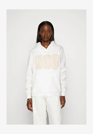REY FLUFF LOGO HOODIE - 1