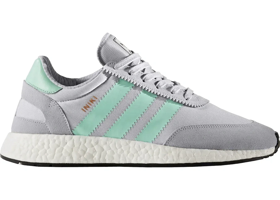 Фото № 1 с приближением к товару «‎adidas Iniki Runner Grey Easy Green »