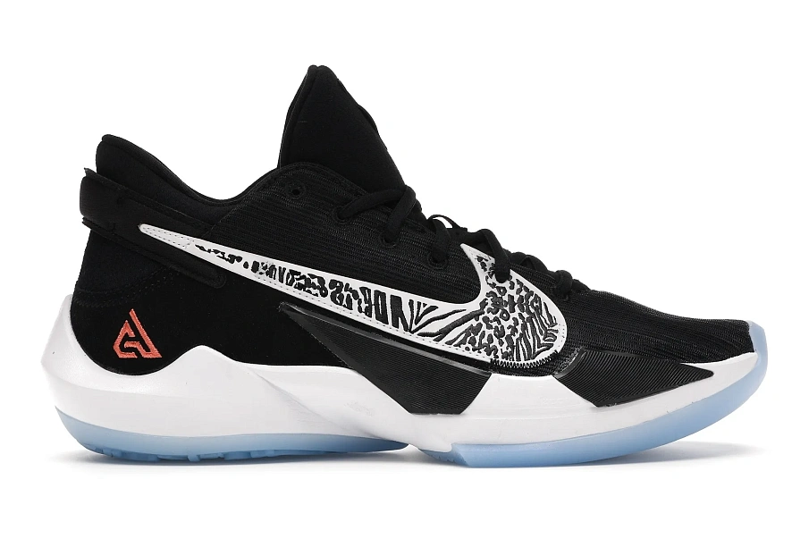 Фото № 1 с приближением к товару «‎Nike Zoom Freak 2 Black White»