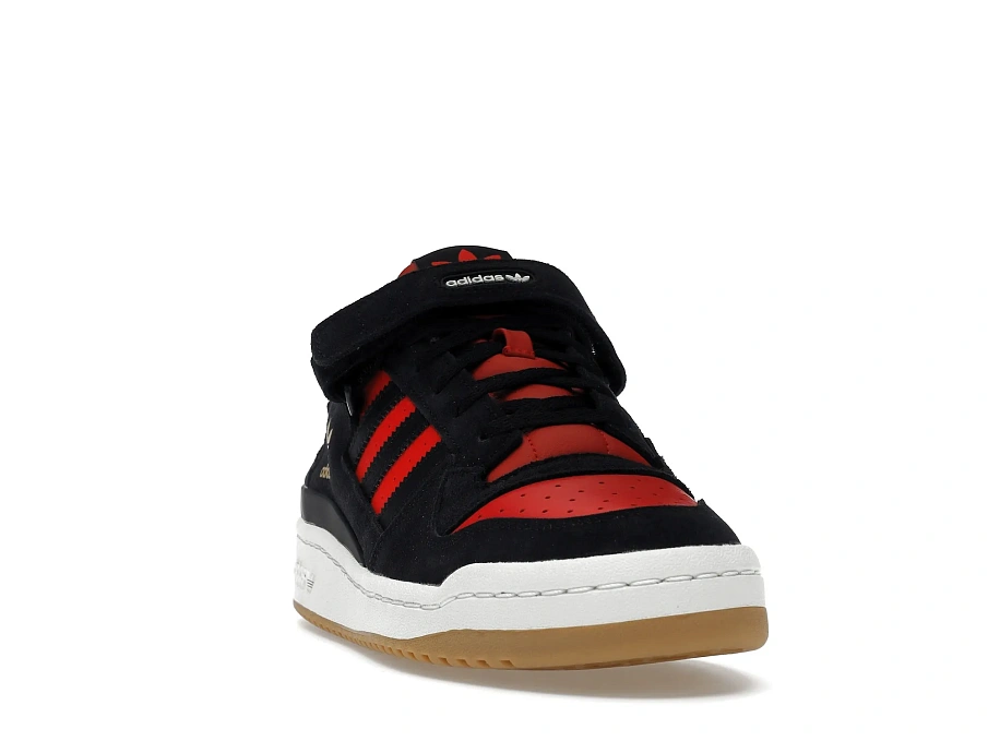 Фото № 3 с приближением к товару «‎adidas Forum Low Core Black Core Black Vivid Red»