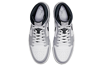 Фото № 4 с приближением к товару «‎Air Jordan 1 Mid "Light Smoke Grey" Basketball Shoes GreyWhiteBlack»