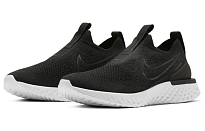 Фото № 3 с приближением к товару «‎Nike Epic Phantom React Flyknit Black White (W)»