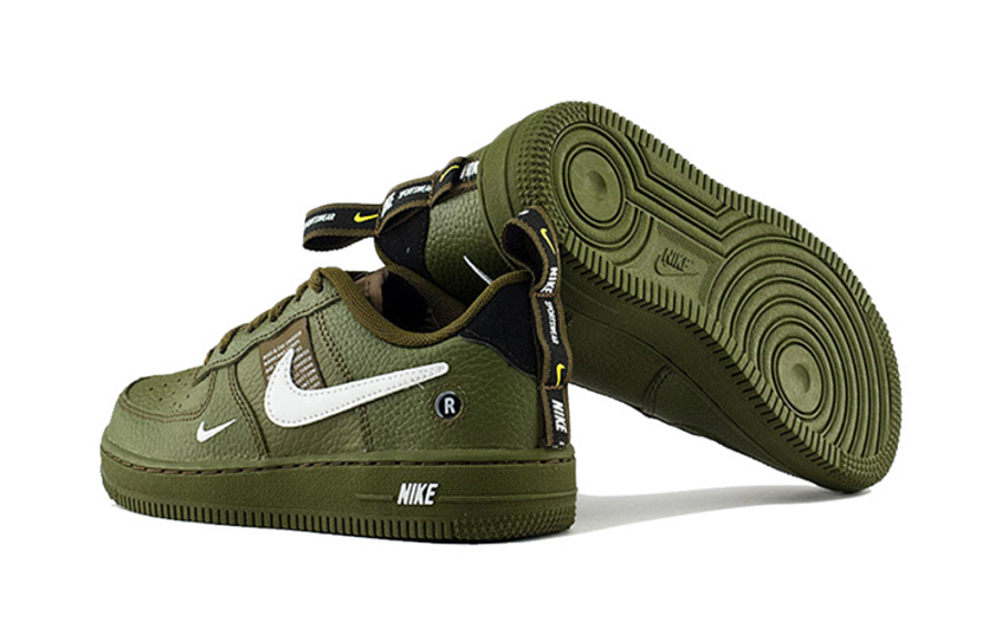 Фото № 4 с приближением к товару «‎Nike Air Force 1 LV8 Utility PS 'Olive Green'»