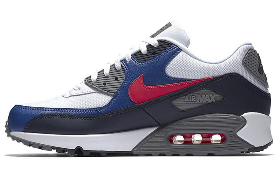 Фото № 1 с приближением к товару «‎Nike Air Max 90 Essential 'White Solar Red Obsidian'»