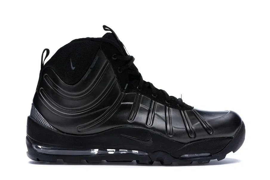 Фото № 1 с приближением к товару «‎Nike Air Max Posite Bakin Boot Triple Black (2017)»
