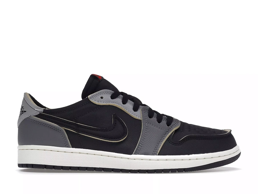 Фото № 1 с приближением к товару «‎Jordan 1 Low OG EX Black Smoke Grey»