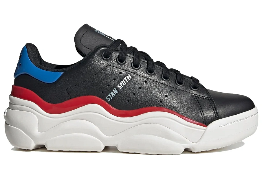 Фото № 1 с приближением к товару «‎adidas Stan Smith Millencon Black Rright Royal Better Scarlet »