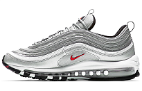 Фото № 1 с приближением к товару «‎ Nike Air Max 97 Running shoes Metallic SilverVarsity RedWhiteBlack»