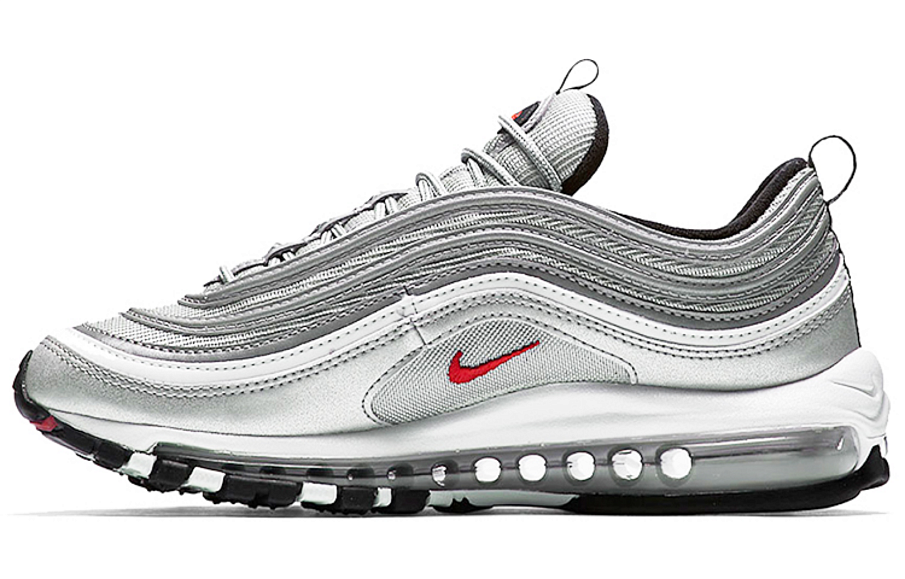 Фото № 1 с приближением к товару «‎ Nike Air Max 97 Running shoes Metallic SilverVarsity RedWhiteBlack»