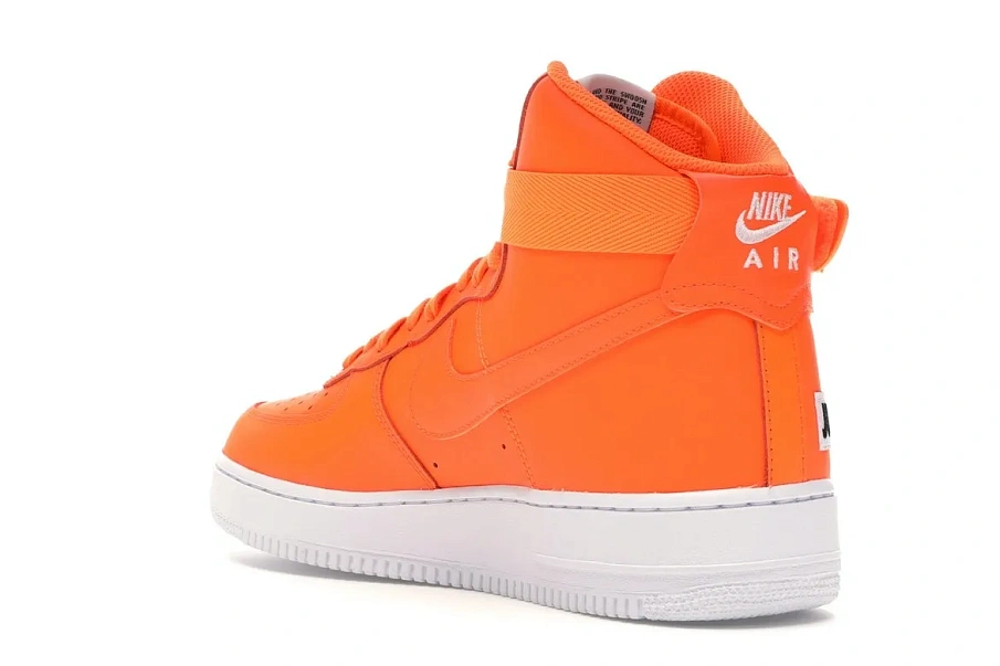 Фото № 6 с приближением к товару «‎Nike Air Force 1 High Just Do It Pack Orange»