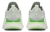 Фото № 4 с приближением к товару «‎Nike Epic React Flyknit 2 Light Silver Lime Blast (W)»