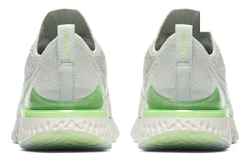 Nike Epic React Flyknit 2 Light Silver Lime Blast (W) - 7
