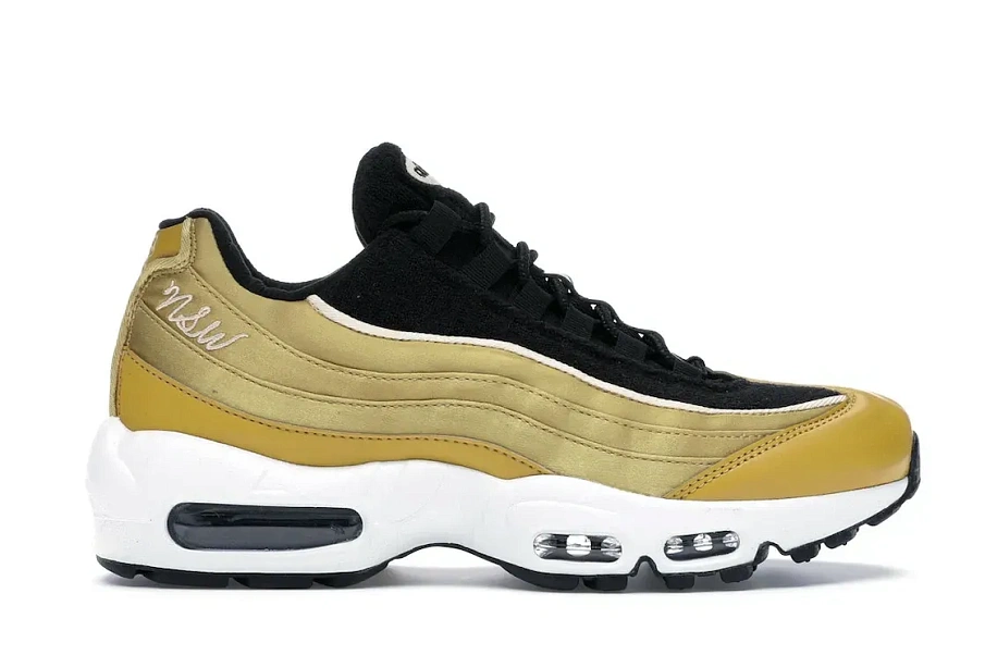 Фото № 1 с приближением к товару «‎Nike Air Max 95 Wheat Gold Black »