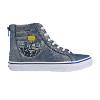 Фото № 1 с приближением к товару «‎Harry Potter x Vans SK8-Hi Zip Kids Castle»