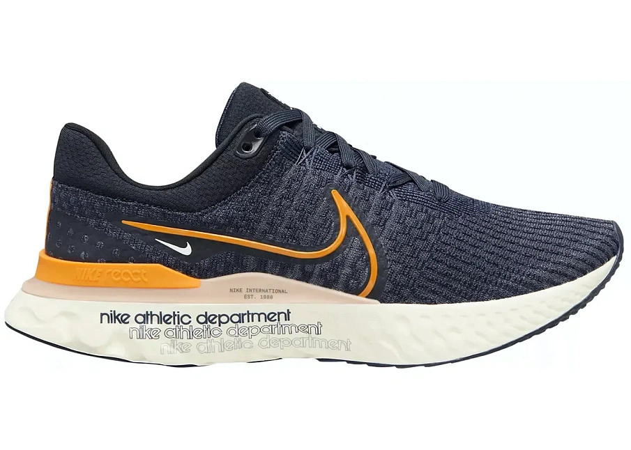 Фото № 1 с приближением к товару «‎Nike React Infinity Run Flyknit 3 Premium Dark Obsidian»