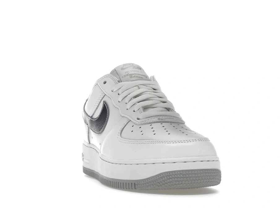 Фото № 4 с приближением к товару «‎Nike Air Force 1 07 Low Color of the Month White Metallic Silver»