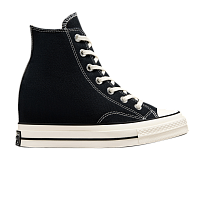 Фото № 1 с приближением к товару «‎Converse Women's Chuck 70 Wedge Platform High Black Egret»