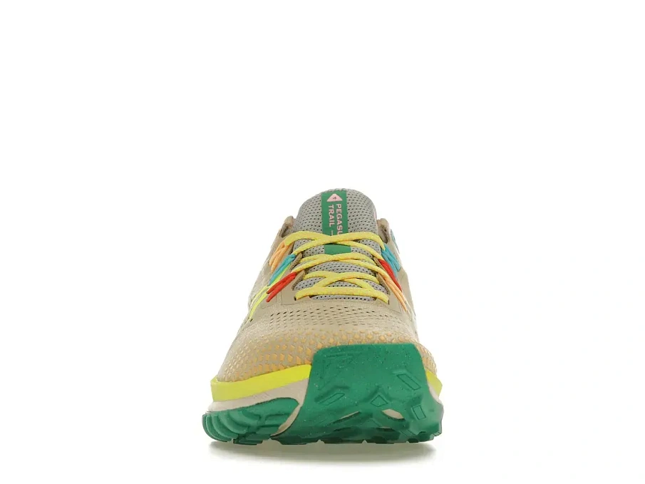 Фото № 2 с приближением к товару «‎Nike React Pegasus Trail 4 Team Gold Baltic Blue Stadium Green Volt»