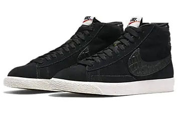 Nike SB Blazer Mid Vintage Black Sail Black - 2