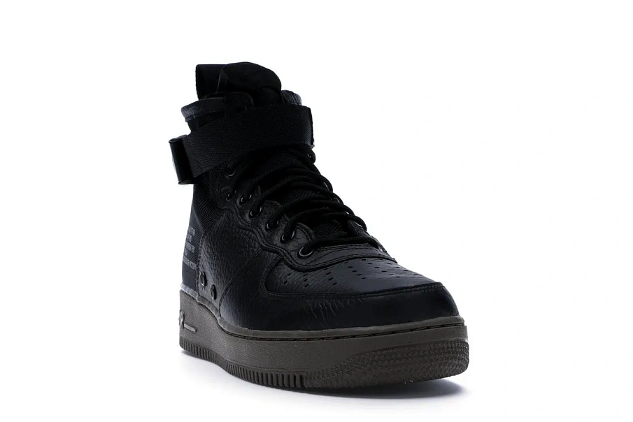 Фото № 4 с приближением к товару «‎Nike SF Air Force 1 Mid Black Dark Hazel»