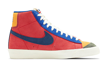 Nike Blazer Mid '77 VNTG WE Suede RedBlueYellow - 3