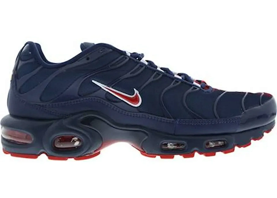 Фото № 1 с приближением к товару «‎Nike Air Max Plus Navy Red»
