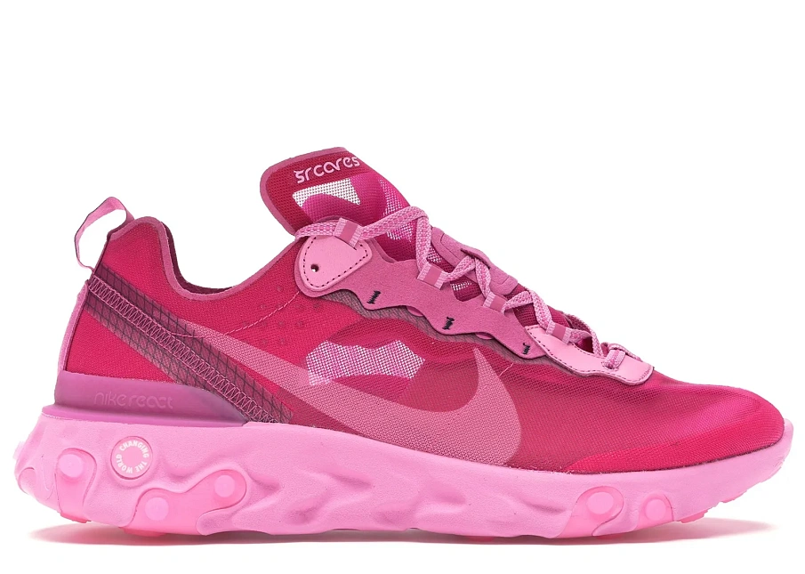 Фото № 1 с приближением к товару «‎Nike React Element 87 Sneakerroom Breast Cancer Awareness Pink»
