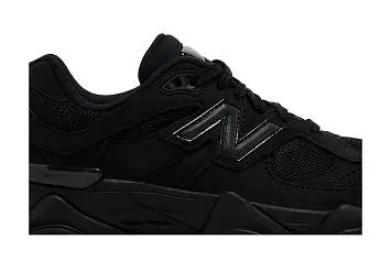 New Balance 9060 Big Kid Triple Black Suede - 3