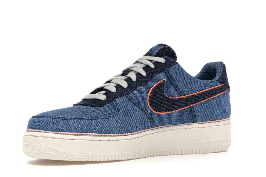 Фото № 2 с приближением к товару «‎Nike Air Force 1 Low 3x1 Denim Stonewash»