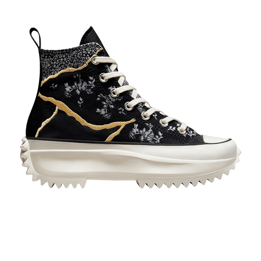 Фото № 1 с приближением к товару «‎Converse Run Star Hike High Metallic Floral»