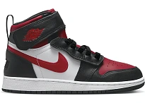 Фото № 1 с приближением к товару «‎Jordan 1 High FlyEase Black White Fire Red »
