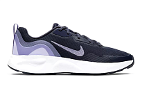 Фото № 2 с приближением к товару «‎Nike WearAllDay (GS) Running Shoes BlackPurple»