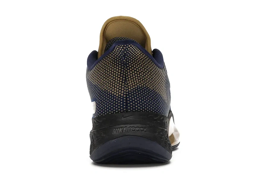 Фото № 4 с приближением к товару «‎Nike Air Zoom BB NXT Blue Void Metallic Gold»