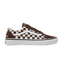 Фото № 1 с приближением к товару «‎Supreme x Swarovski x Vans Skate Old Skool Brown»
