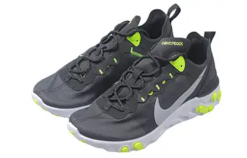 Nike React Element 55 Black Volt Cool Grey (W) - 3