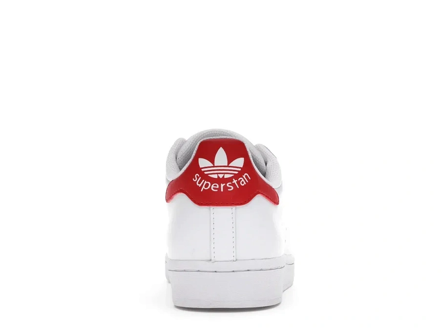 Фото № 4 с приближением к товару «‎adidas Superstan White Scarlet»