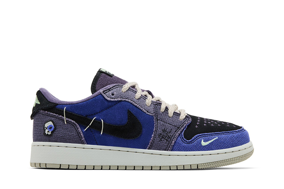 Фото № 2 с приближением к товару «‎Zion Williamson x Air Jordan 1 Retro Low OG GS Voodoo Alternate»