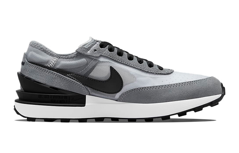 Фото № 2 с приближением к товару «‎Nike Waffle One (GS) Low-Top Running Shoes BlackGrey»