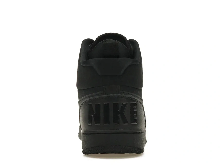 Фото № 4 с приближением к товару «‎Nike Court Borough Mid Winter Triple Black»
