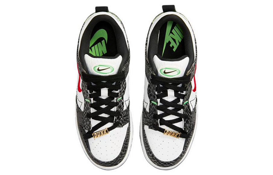 Фото № 4 с приближением к товару «‎Nike Dunk Low Disrupt 2 Skate Shoes BlackWhiteGreen»