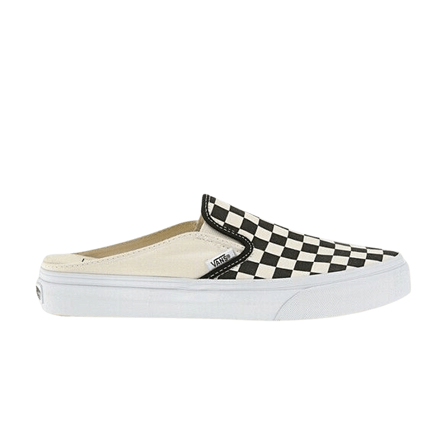 Фото № 1 с приближением к товару «‎Vans Classic Slip-On Mule Checkerboard - Black»