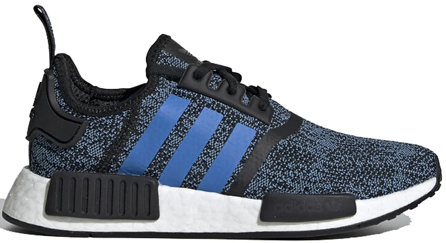 Фото № 1 с приближением к товару «‎adidas NMD R1 Core Black True Blue (Youth)»