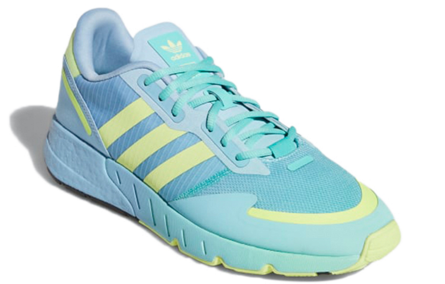 Фото № 3 с приближением к товару «‎Adidas Originals ZX 1K Boost BlueYellow»