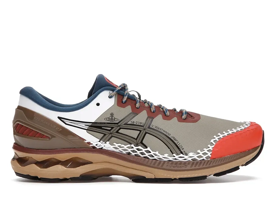 Фото № 1 с приближением к товару «‎ASICS Gel-Kayano 27 Vivienne Westwood Tan»