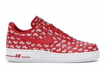 Nike Air Force 1 Low All Over Logo Red (AH8462-600) - 1