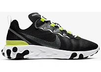 Фото № 1 с приближением к товару «‎Nike React Element 55 Black Lemon Venom »