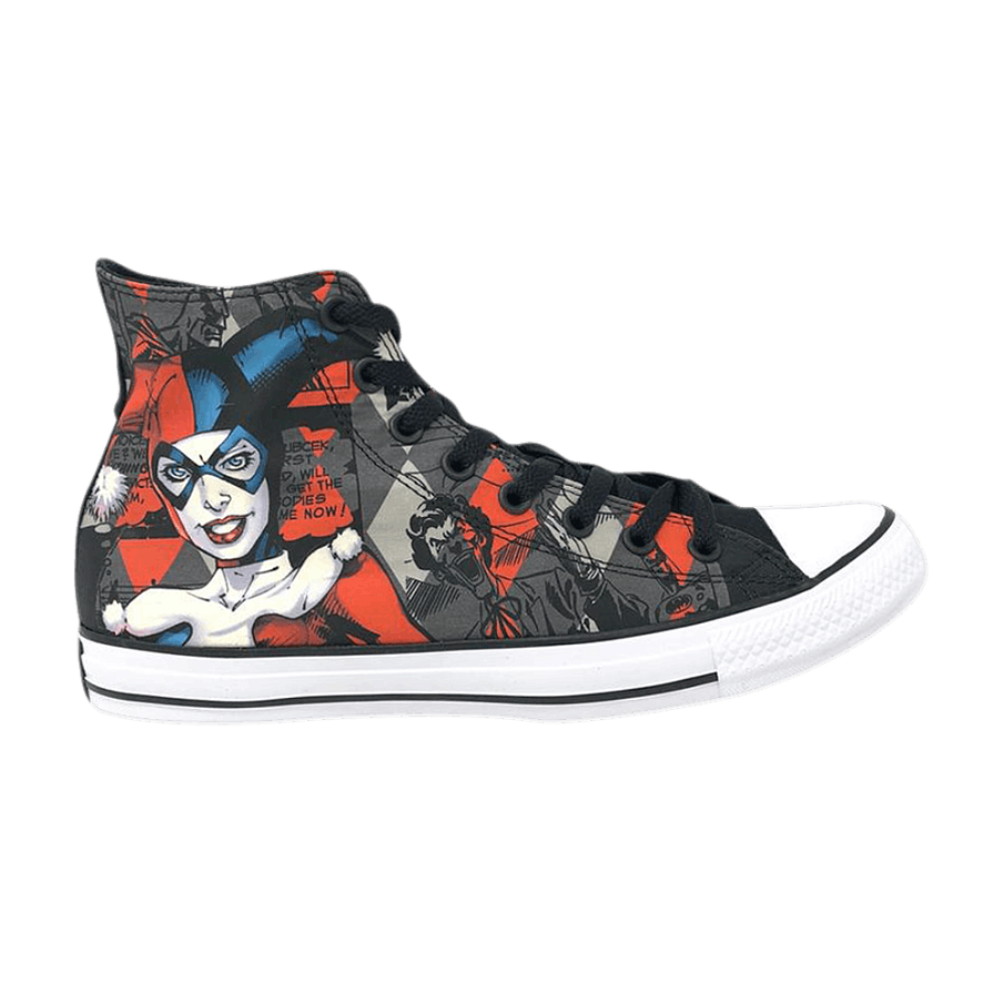 Фото № 1 с приближением к товару «‎DC Comics x Converse Chuck Taylor All Star High Harley Quinn»